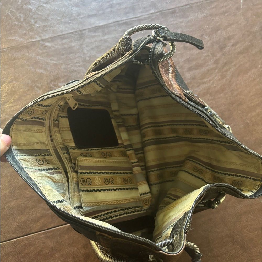 Brighton Multicolor Patterned Interior Handbag - image 4